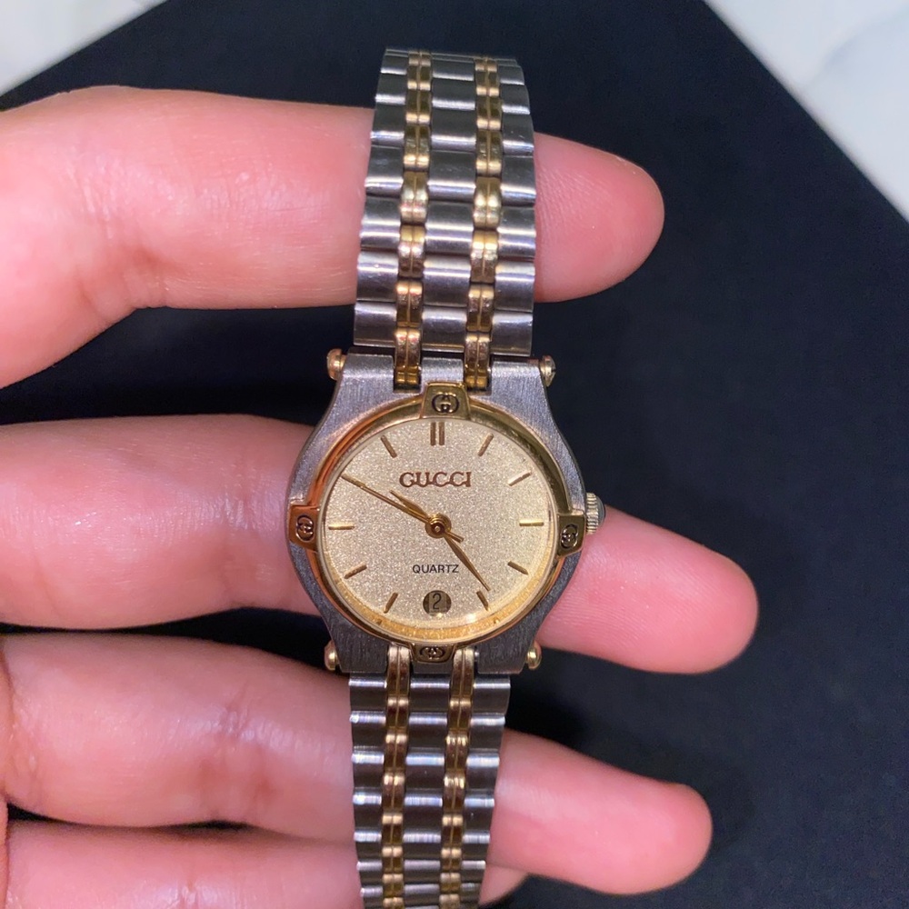 Gucci Two-Tone Gold and Silver Watch